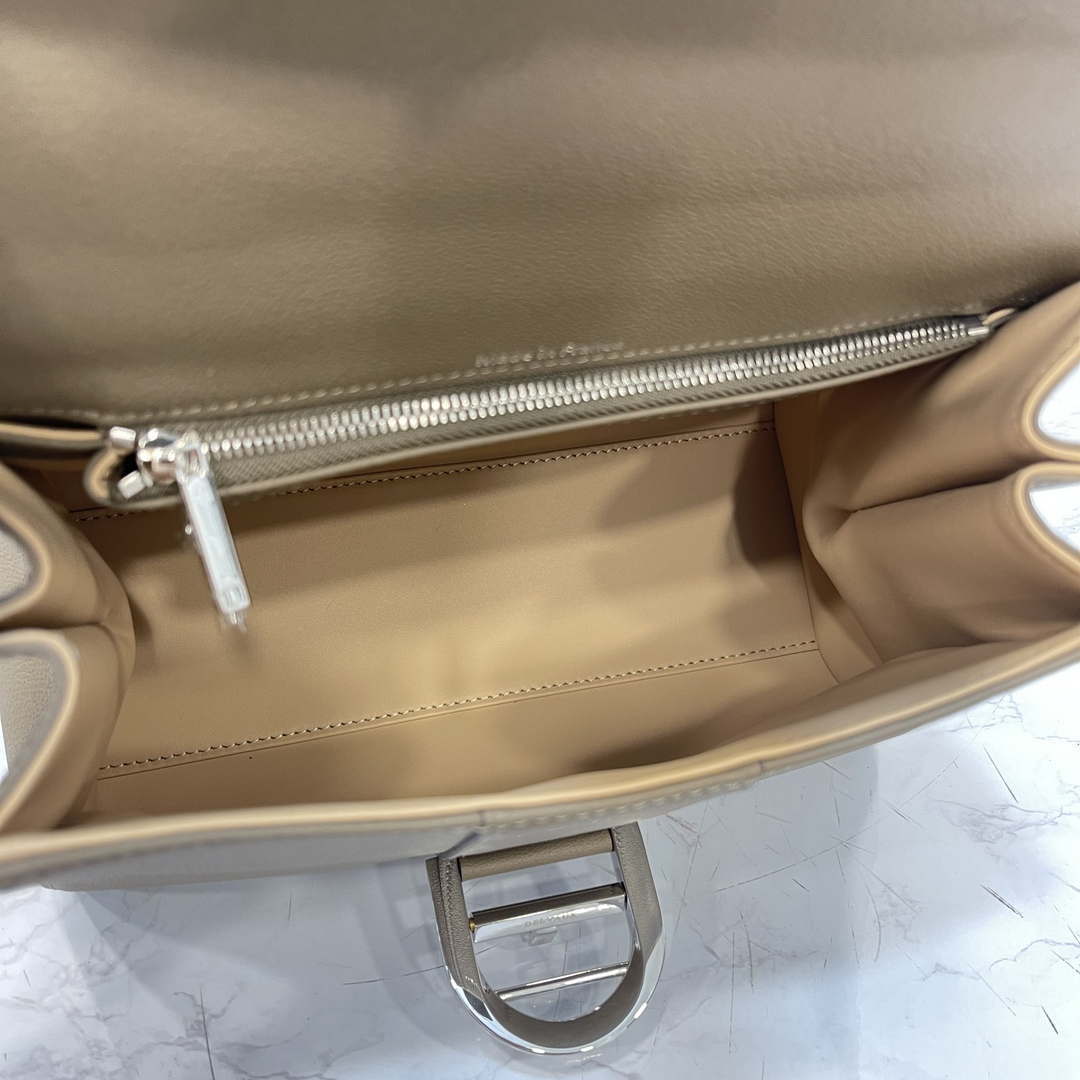 Delvaux AA0569 Brillant PM in Rodeo Calf Gray