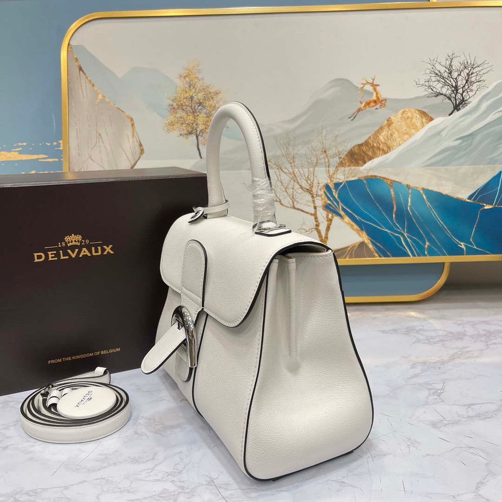 Delvaux AA0569 Brillant PMin Rodeo Calf White