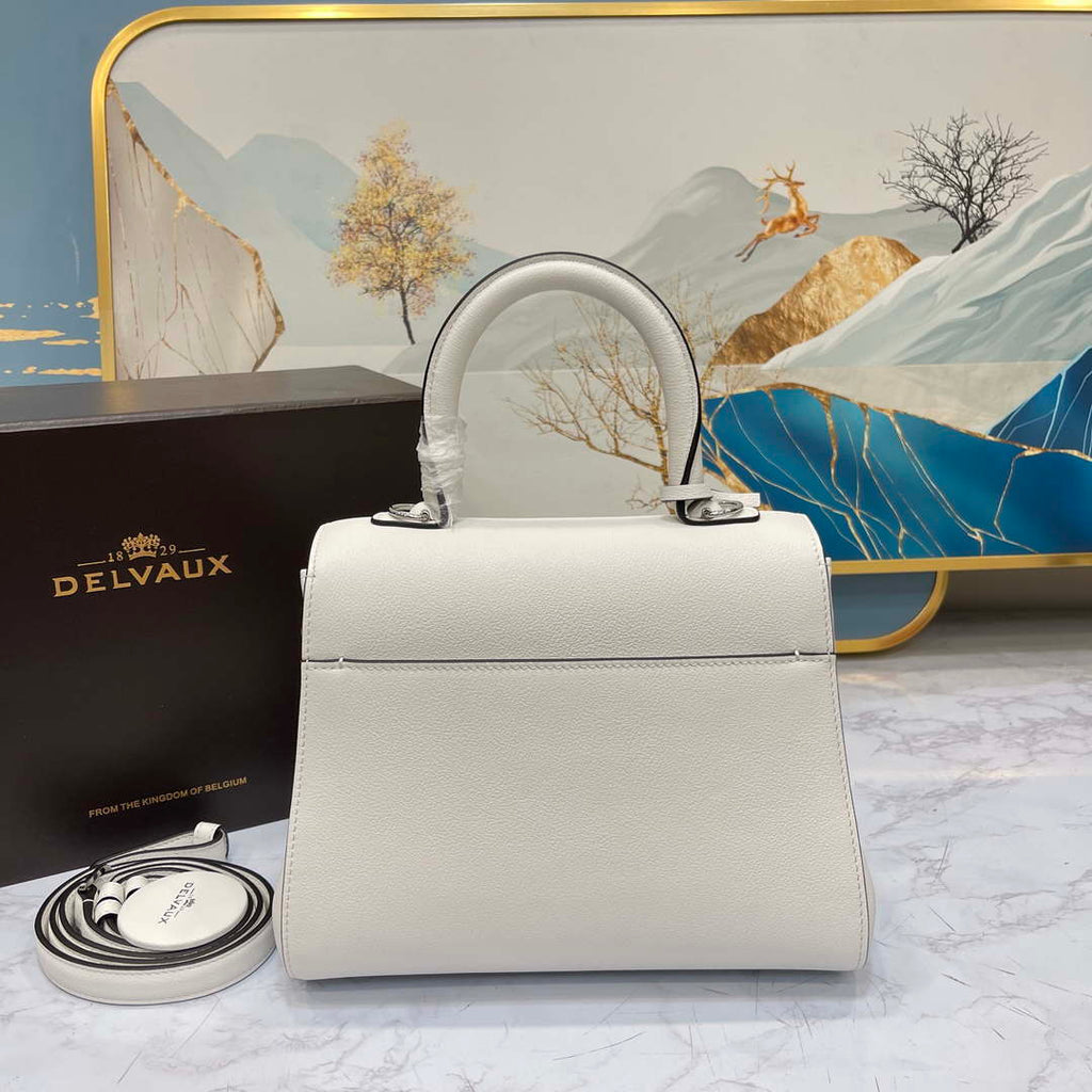 Delvaux AA0569 Brillant PMin Rodeo Calf White
