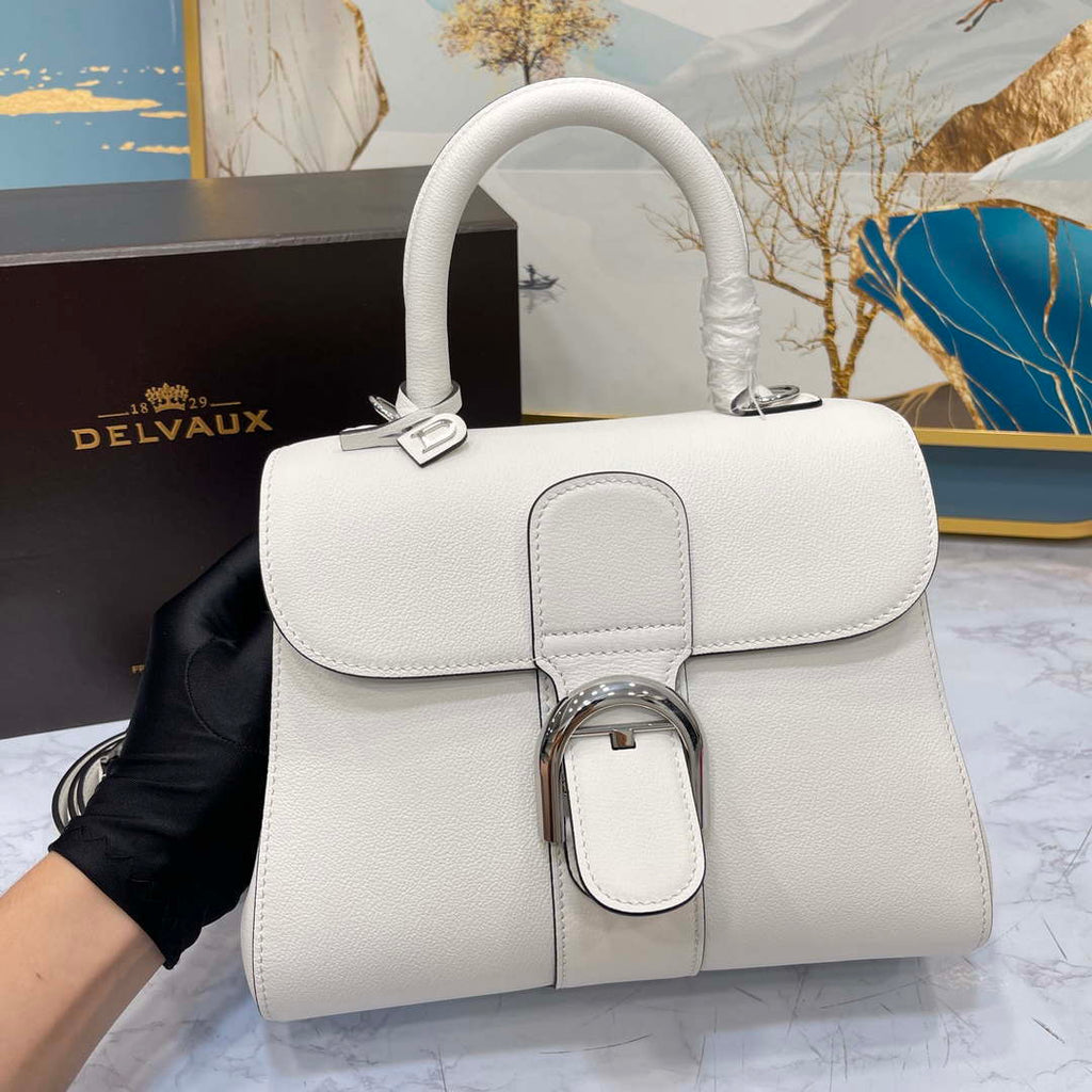 Delvaux AA0569 Brillant PMin Rodeo Calf White
