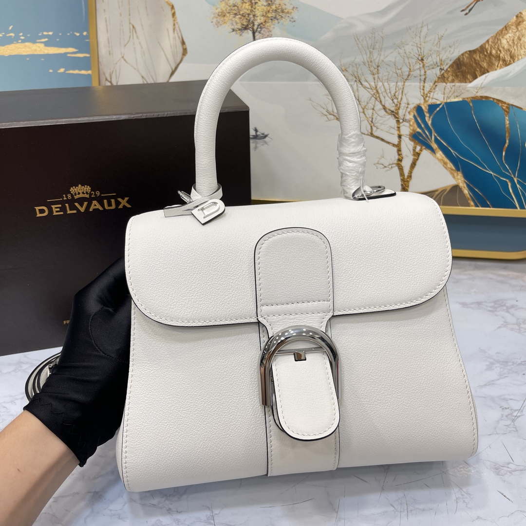 Delvaux AA0569 Brillant PMin Rodeo Calf White