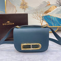 Delvaux AA0574 Lingot Alpina Calf Bag Blue - Default Title - View 1