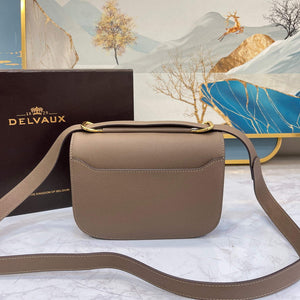 Delvaux AA0574 Lingot Alpina Calf Bag Elephant Gray - Default Title - View 3