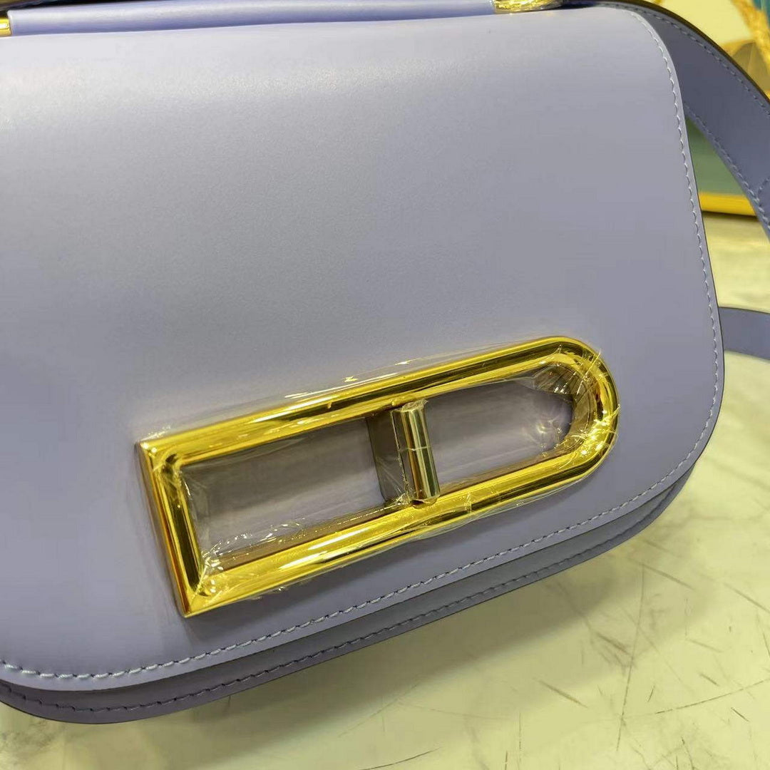 Delvaux AA0574 Lingot Alpina Calf Bag Purple - Default Title - View 6