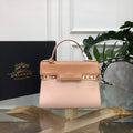 Delvaux AA0611 Temp¨ºte MM Bag caramel and pink