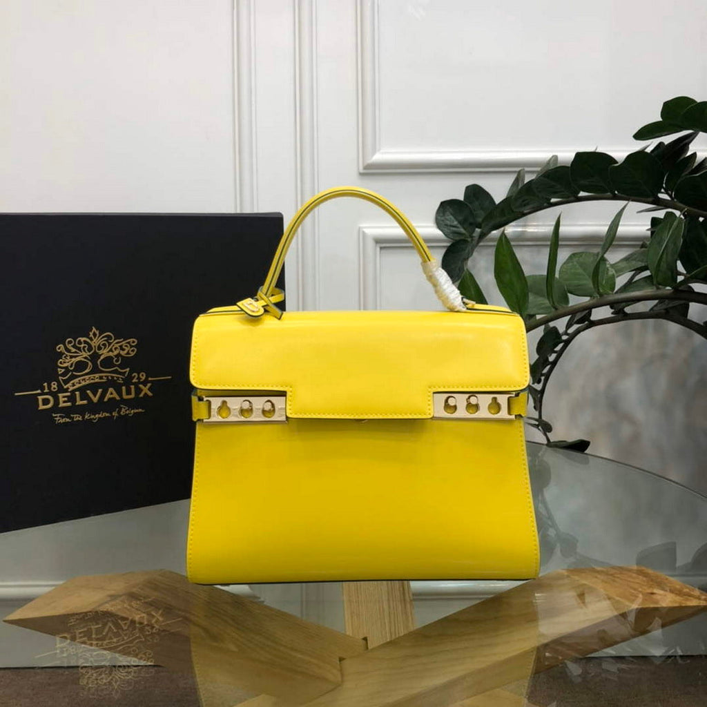 Delvaux AA0611 Temp¨ºte MM Bag mango yellow