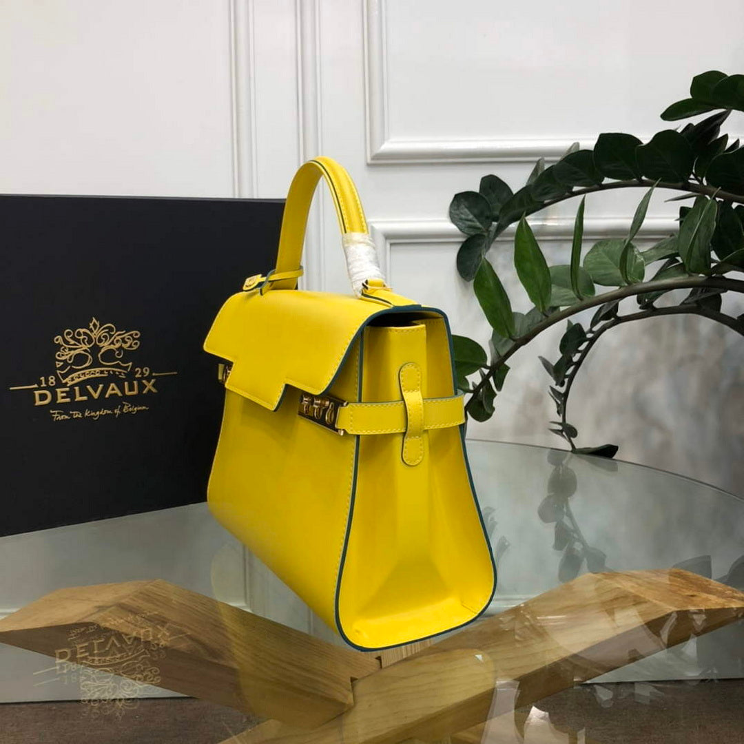 Delvaux AA0611 Temp¨ºte MM Bag mango yellow