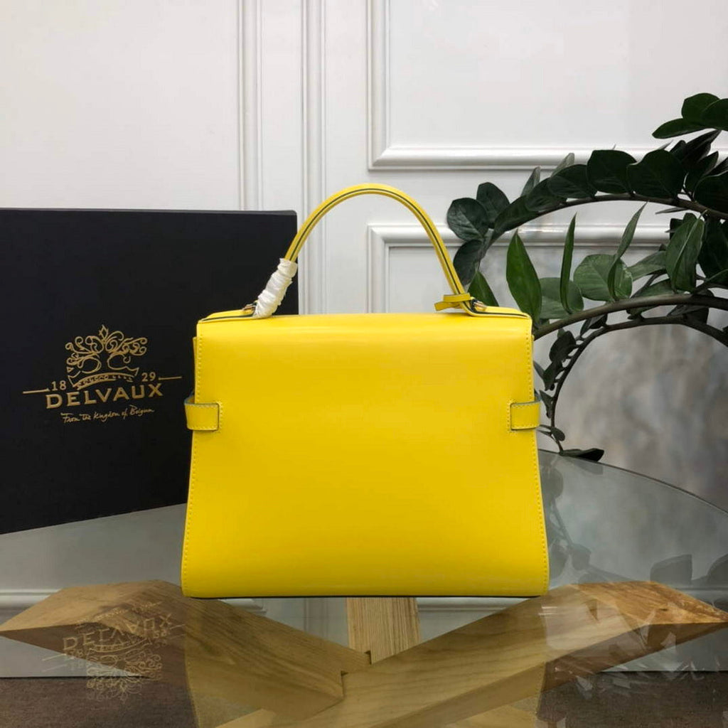 Delvaux AA0611 Temp¨ºte MM Bag mango yellow