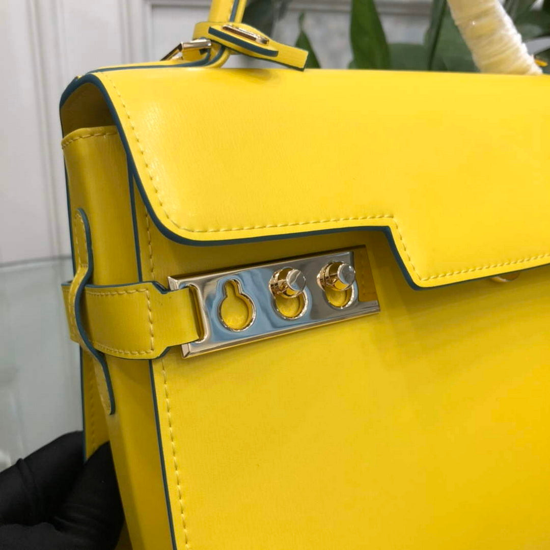 Delvaux AA0611 Temp¨ºte MM Bag mango yellow