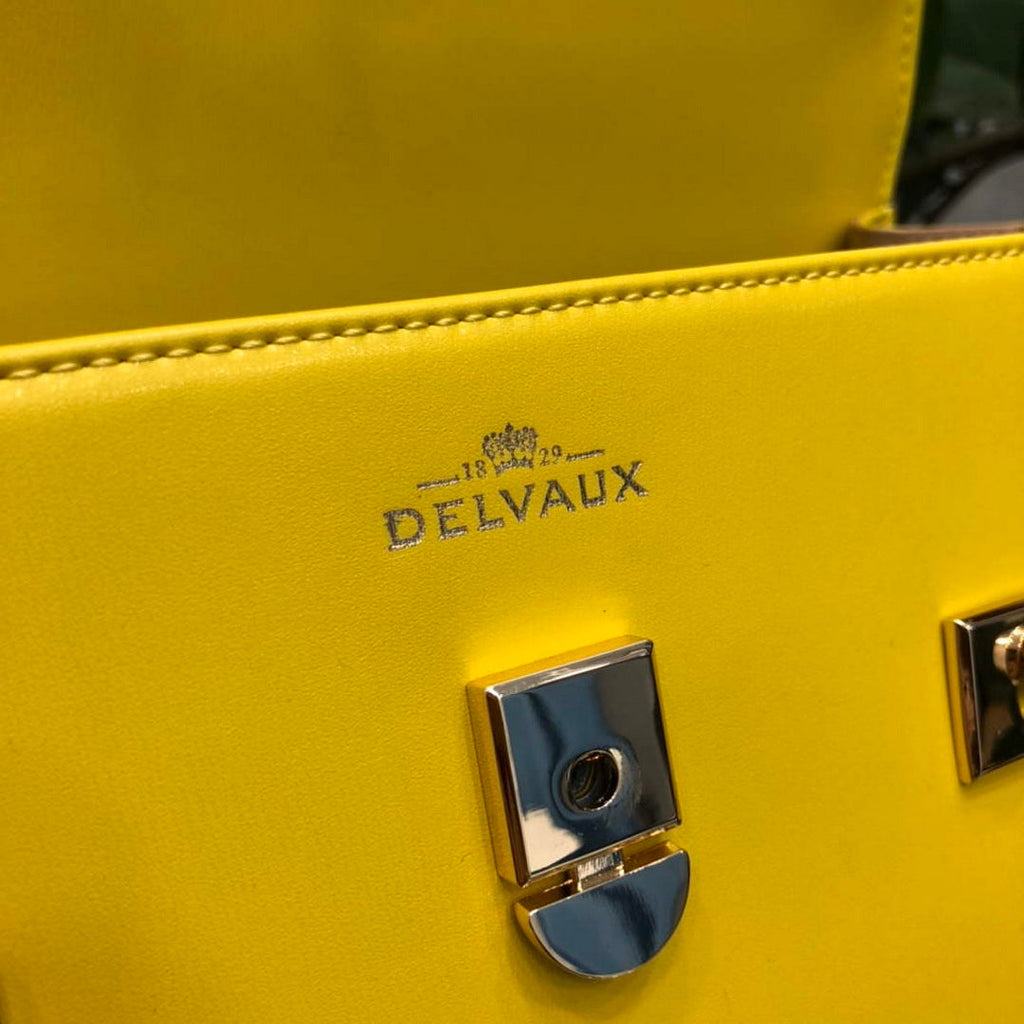 Delvaux AA0611 Temp¨ºte MM Bag mango yellow