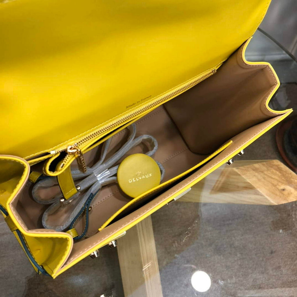 Delvaux AA0611 Temp¨ºte MM Bag mango yellow