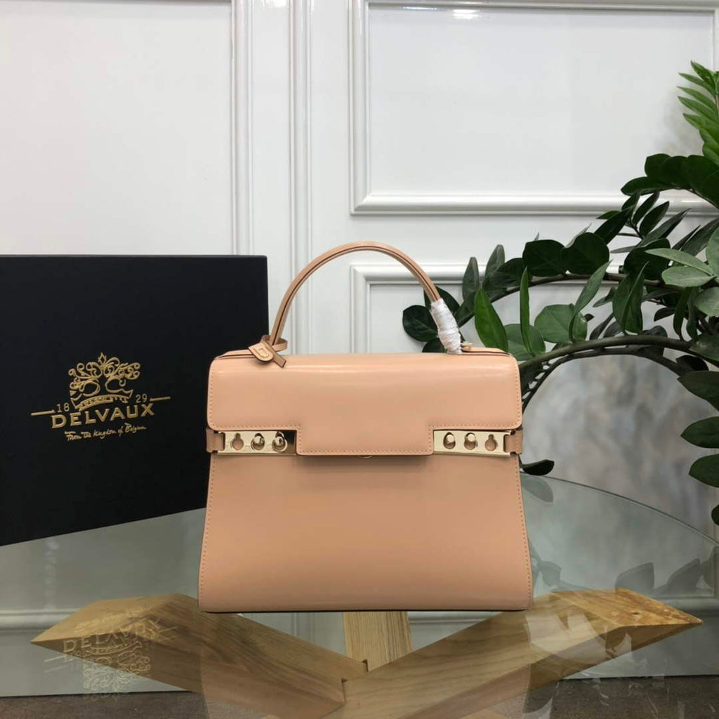 Delvaux AA0611 Temp¨ºte MM Bag milk tea