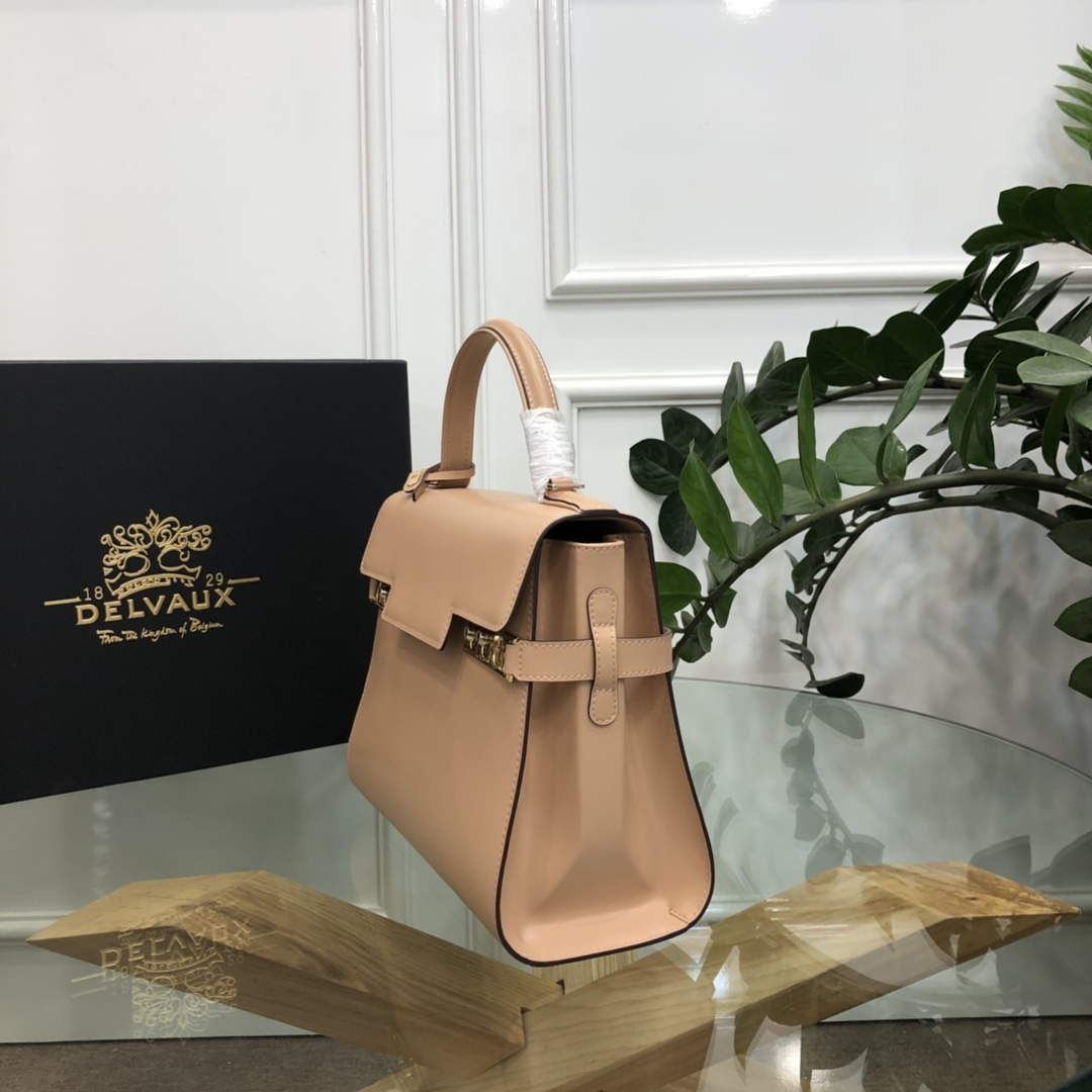 Delvaux AA0611 Temp¨ºte MM Bag milk tea