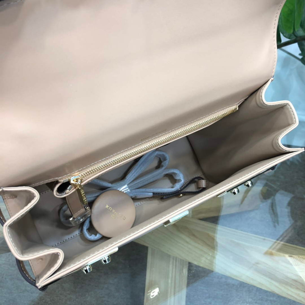 Delvaux AA0611 Temp¨ºte MM Bag milk tea