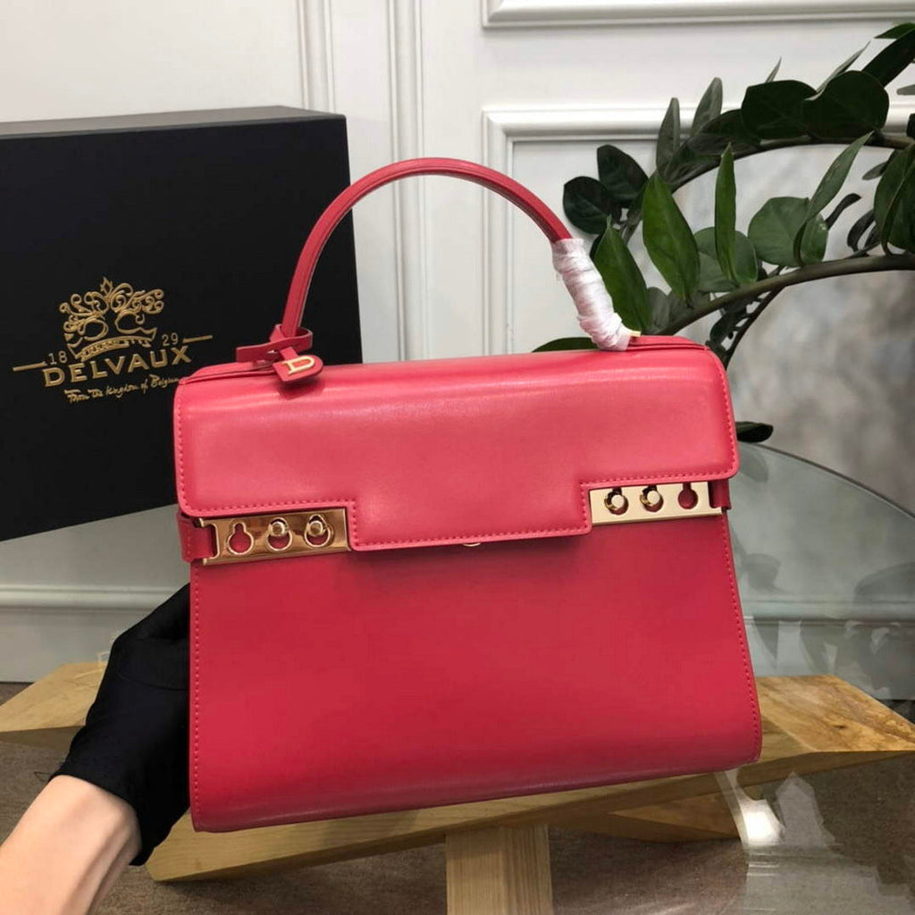Delvaux AA0611 Temp¨ºte MM Bag Red
