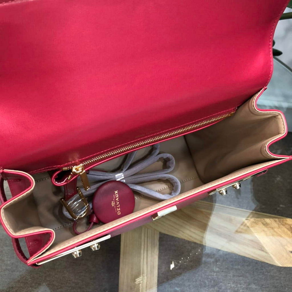 Delvaux AA0611 Temp¨ºte MM Bag Red