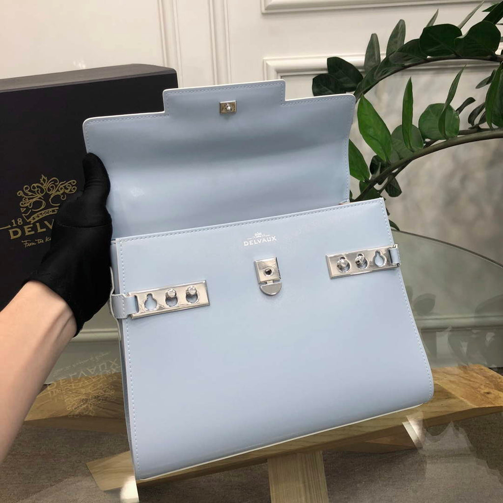 Delvaux AA0611 Temp¨ºte MM Bag sky blue