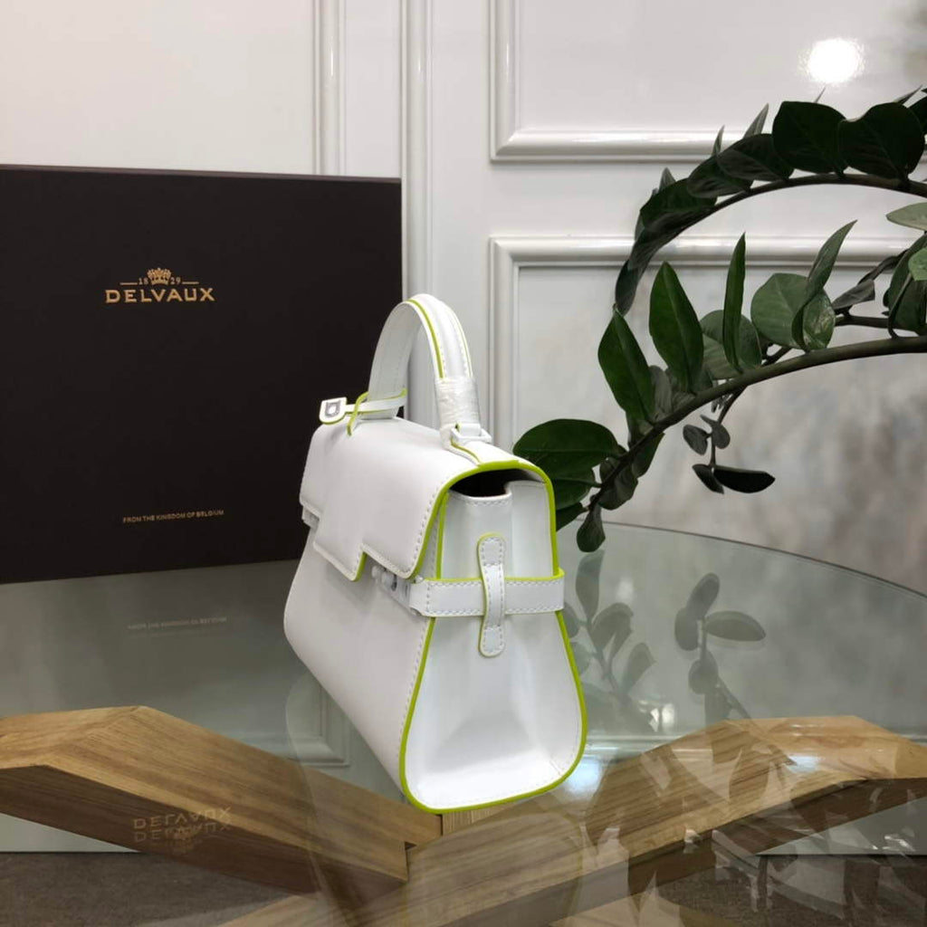 Delvaux AA0611 Temp¨ºte MM Bag White