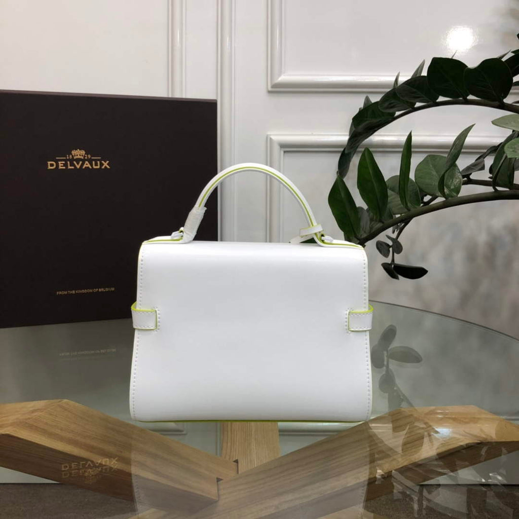 Delvaux AA0611 Temp¨ºte MM Bag White