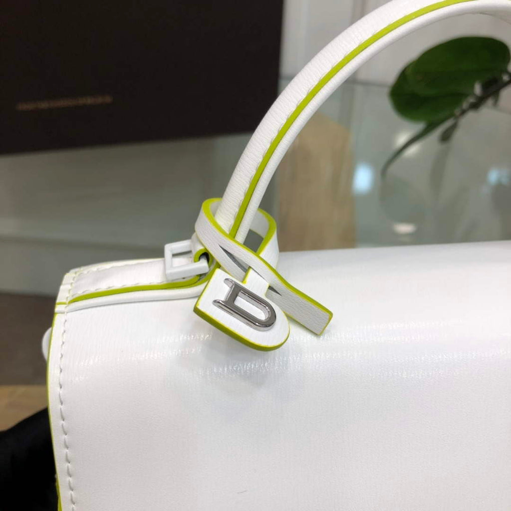 Delvaux AA0611 Temp¨ºte MM Bag White