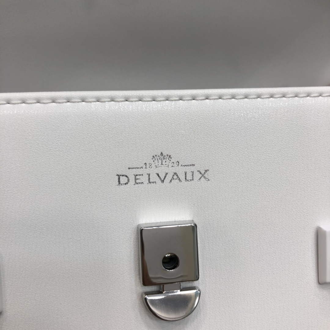 Delvaux AA0611 Temp¨ºte MM Bag White