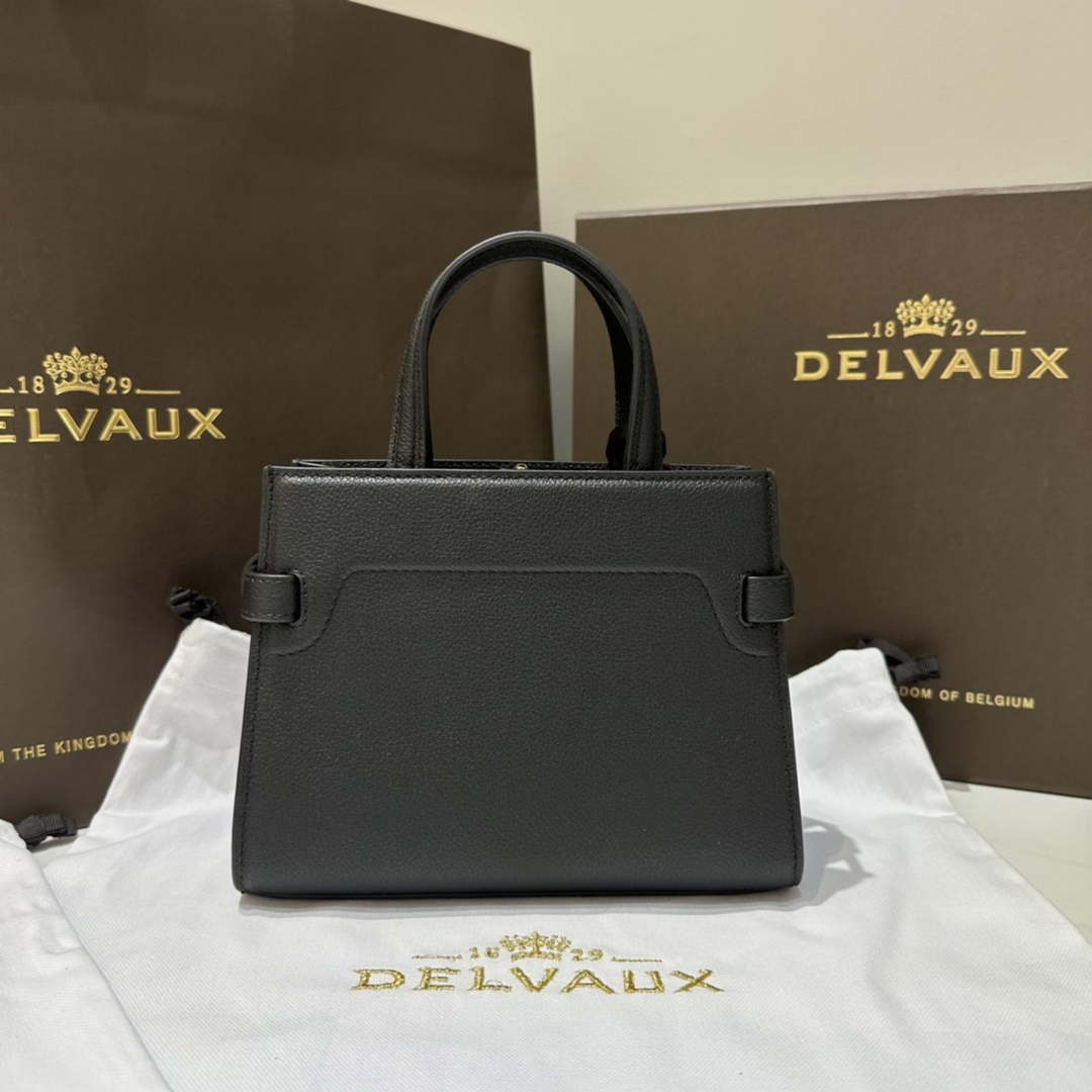 Delvaux AA0616 Temp¨ºte Crush in Jumping Calf Black