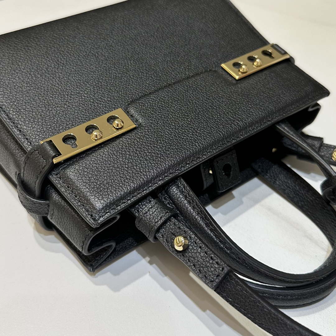 Delvaux AA0616 Temp¨ºte Crush in Jumping Calf Black