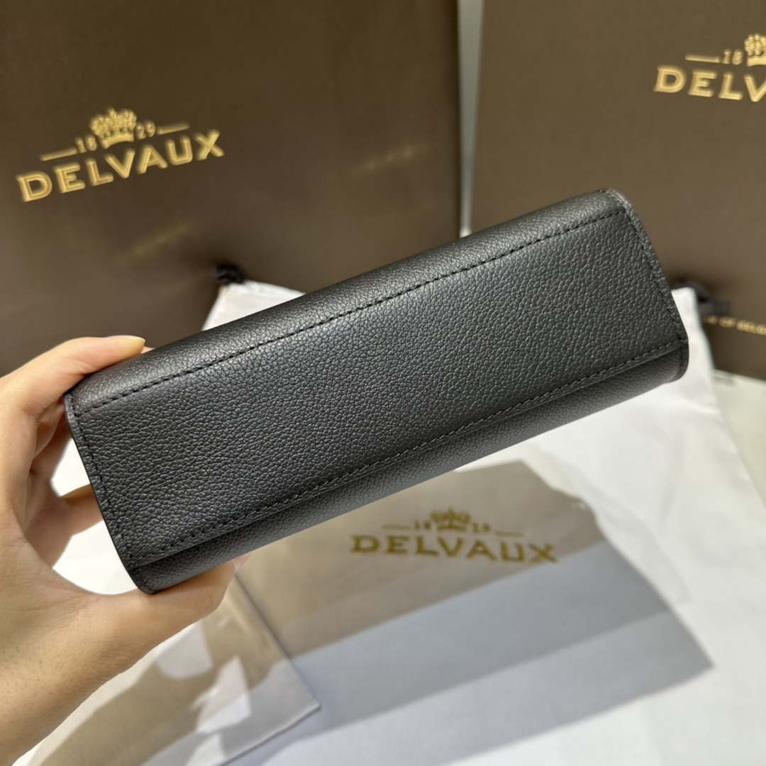 Delvaux AA0616 Temp¨ºte Crush in Jumping Calf Black