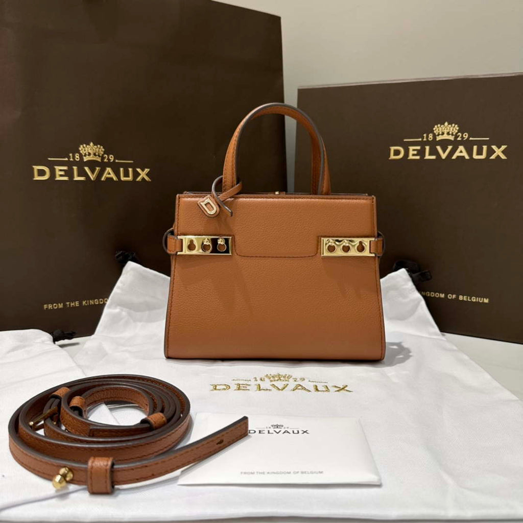 Delvaux AA0616 Temp¨ºte Crush in Jumping Calf Brown