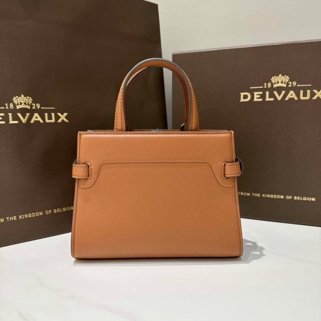 Delvaux AA0616 Temp¨ºte Crush in Jumping Calf Brown