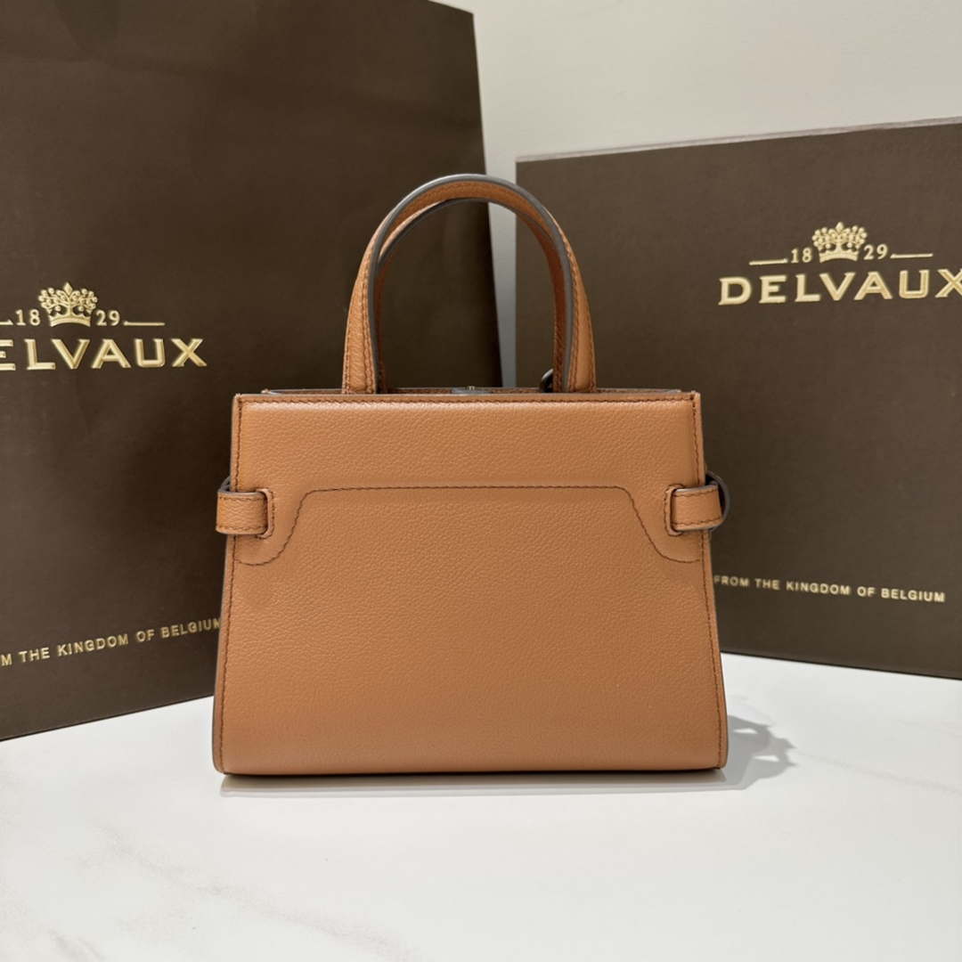 Delvaux AA0616 Temp¨ºte Crush in Jumping Calf Brown