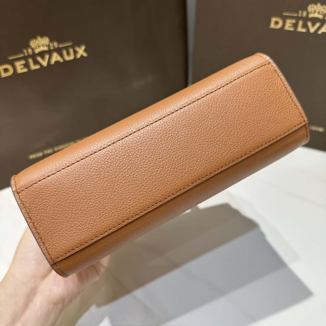 Delvaux AA0616 Temp¨ºte Crush in Jumping Calf Brown