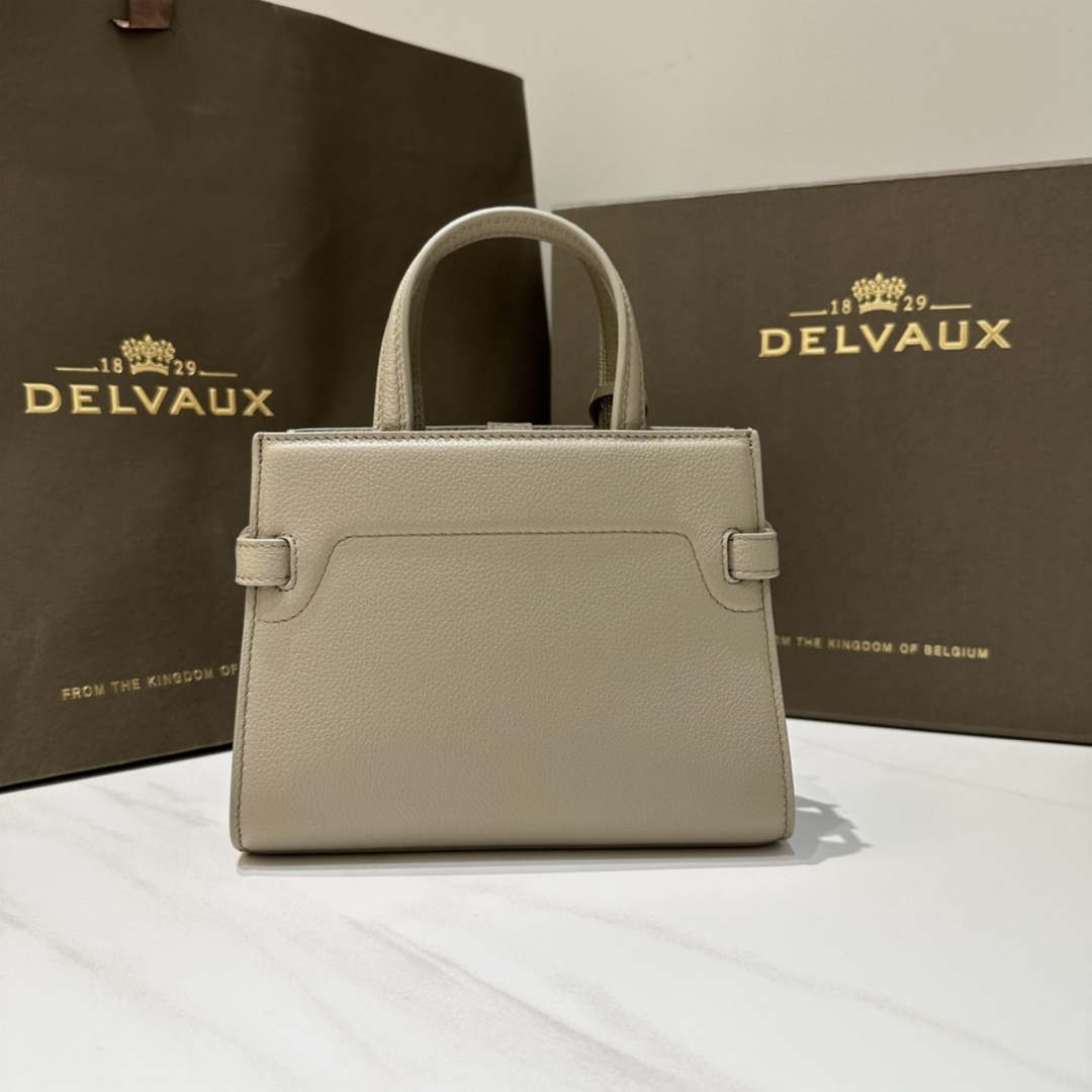 Delvaux AA0616 Temp¨ºte Crush in Jumping Calf Gray