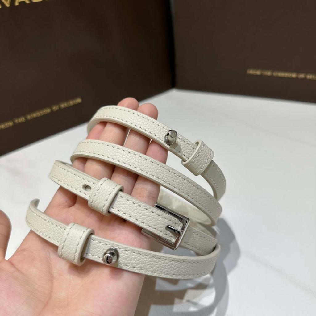 Delvaux AA0616 Temp¨ºte Crush in Jumping Calf White