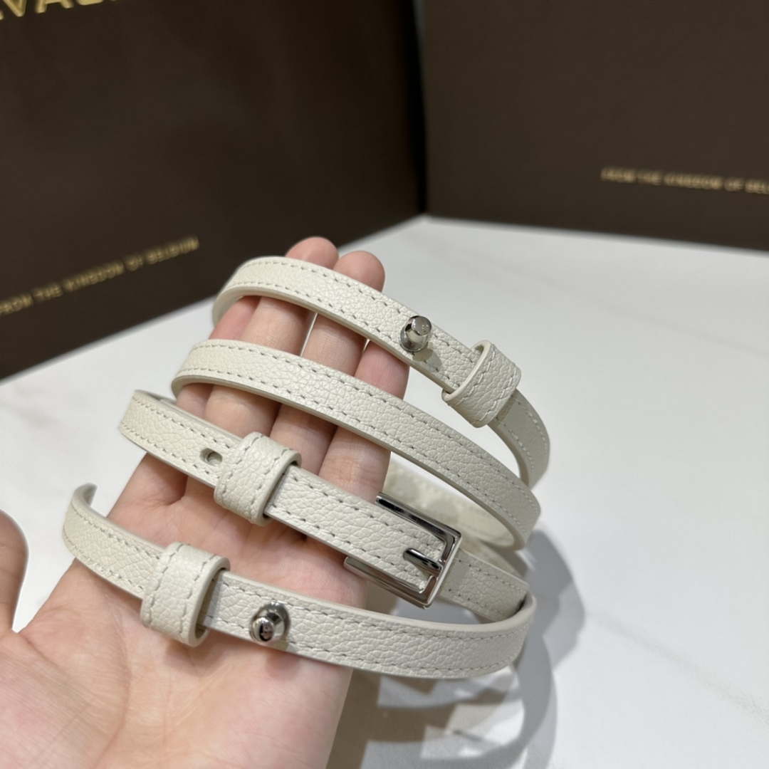 Delvaux AA0616 Temp¨ºte Crush in Jumping Calf White