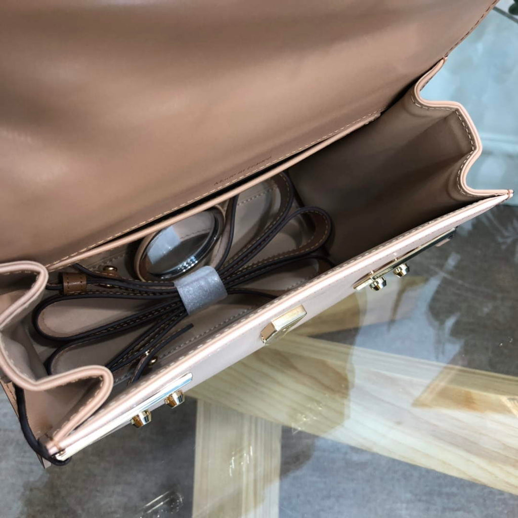 Delvaux AA0617 Temp¨ºte Crush Bag caramel and pink