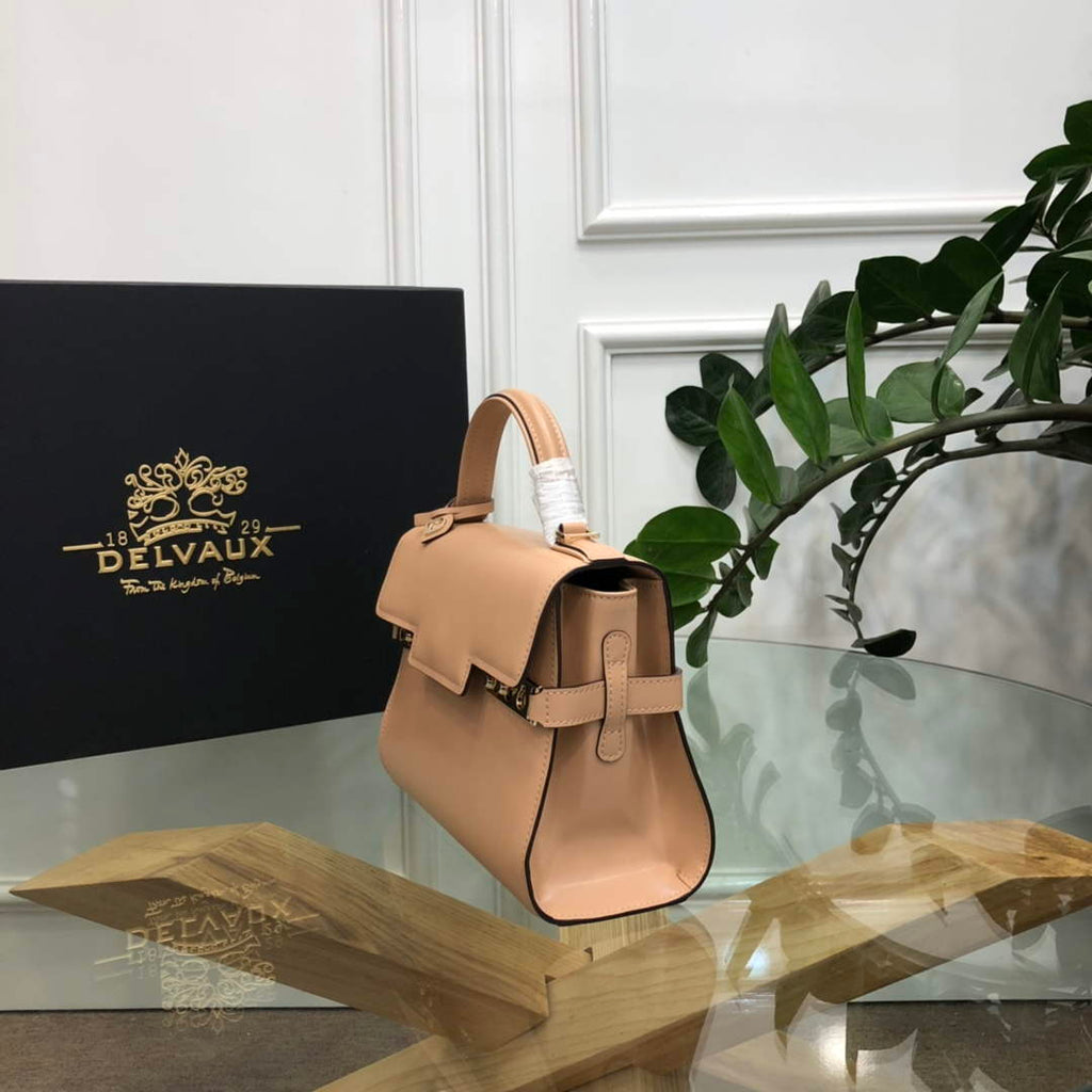 Delvaux AA0617 Temp¨ºte Crush Bag milk tea