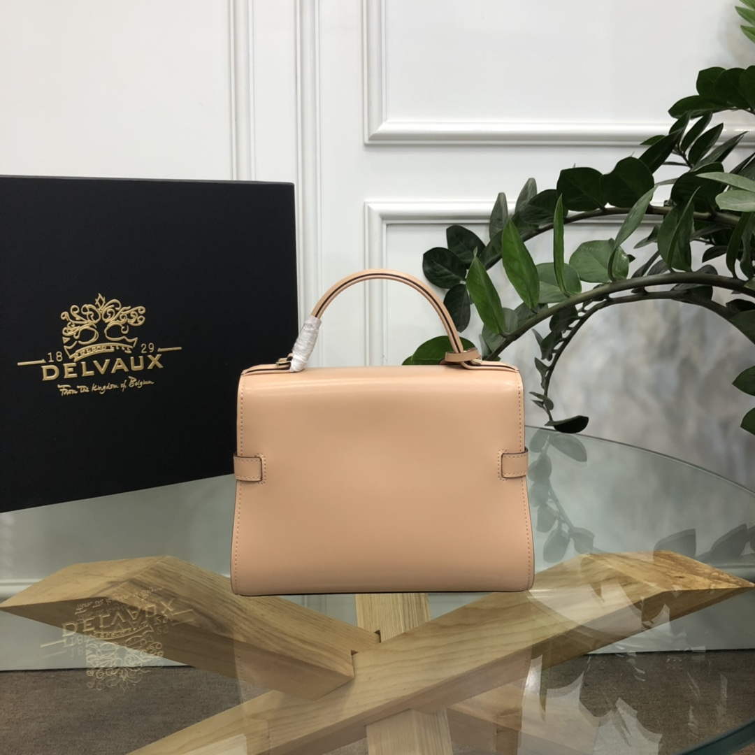 Delvaux AA0617 Temp¨ºte Crush Bag milk tea