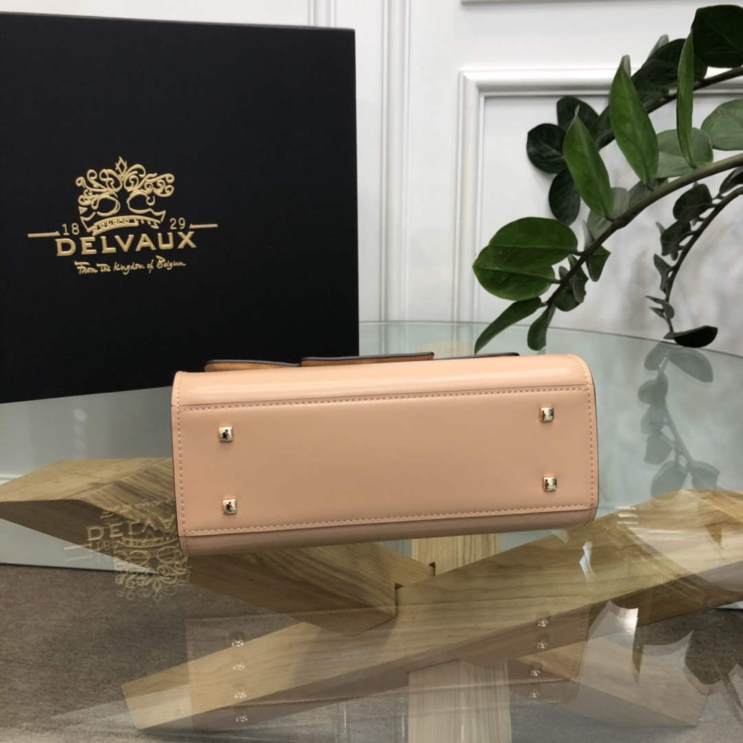 Delvaux AA0617 Temp¨ºte Crush Bag milk tea