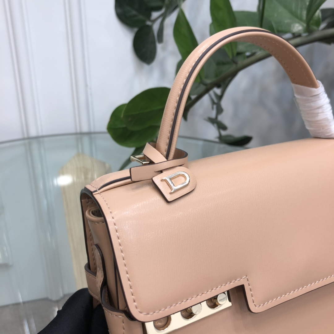 Delvaux AA0617 Temp¨ºte Crush Bag milk tea