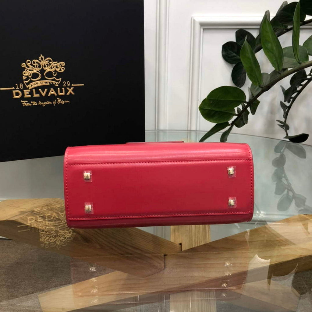 Delvaux AA0617 Temp¨ºte Crush Bag Red