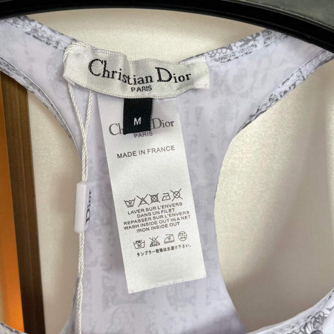 Dior 117P24 Fitness Yoga Clothing Sports Suit White