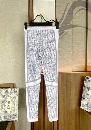 Dior 117P24 Fitness Yoga Clothing Sports Suit White - S - View 7