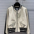 Dior 117P27 Baseball Leather Jacket white - 36 - View 1