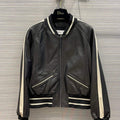 Dior 117P28 Baseball Leather Jacket black - 36 - View 1