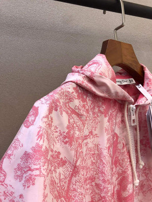 Dior  147R40 Short Hooded Dress Peony Pink - S - View 2