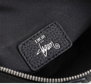 Dior 1ADPO093 Saddle Men Bag Grained Calfskin Black - Default Title - View 8