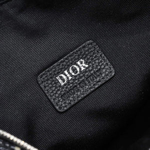 Dior 1ADPO093 Saddle Men Bag Dior Oblique Jacquard Black With Beige - Default Title - View 8