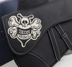 Dior 1ADPO093 Saddle Men Bag Grained Calfskin Black - Default Title - View 6