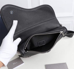 Dior 1ADPO093 Saddle Men Bag Grained Calfskin Black - Default Title - View 8